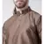 Dupion Silk Solid Coral Orange Color Pathani Kurta with Patiala set for Men