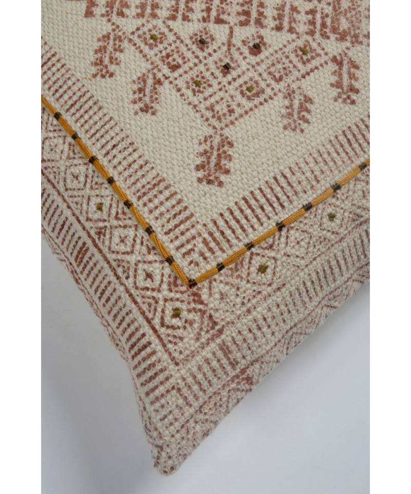 Cotton Hand Block Printed Cushion Cover