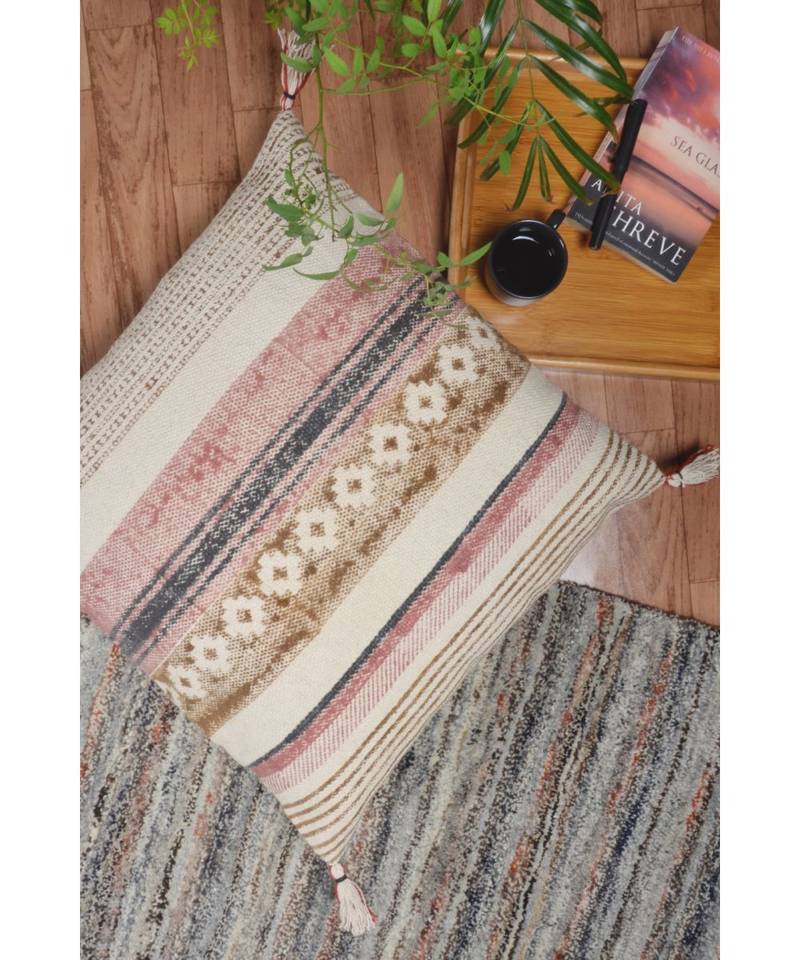 Cotton Hand Block Printed Cushion Cover