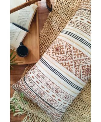 Cotton Hand Block Printed Cushion Cover 1