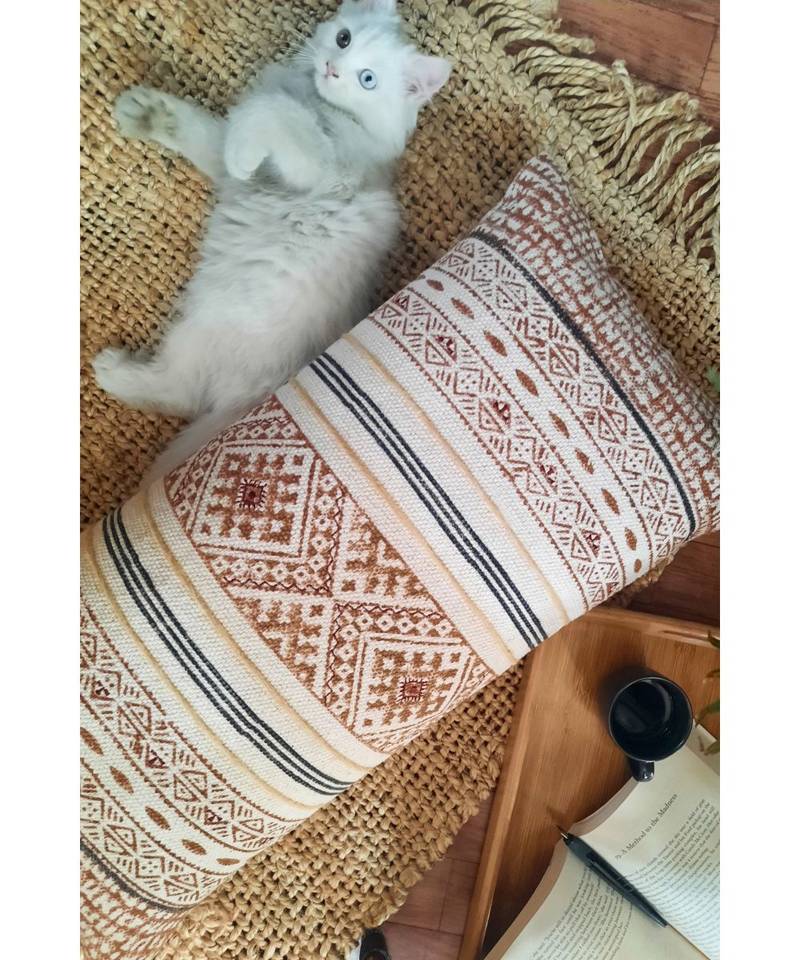 Cotton Hand Block Printed Cushion Cover