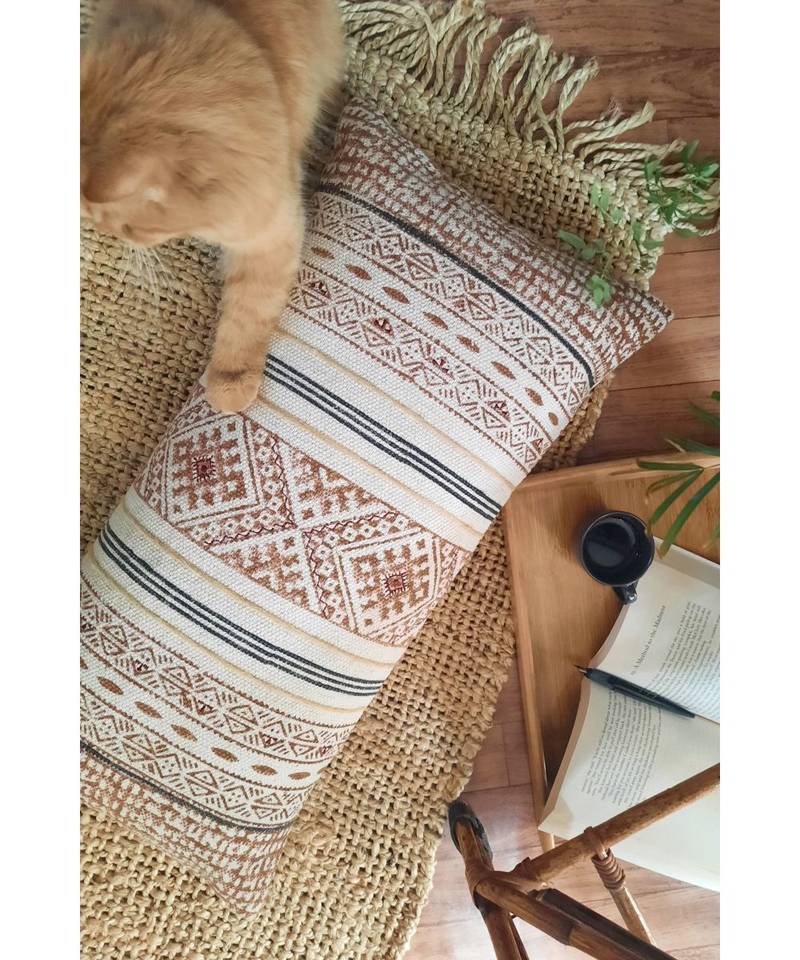 Cotton Hand Block Printed Cushion Cover