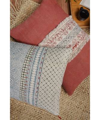 Cotton Hand Block Printed Cushion Cover 1