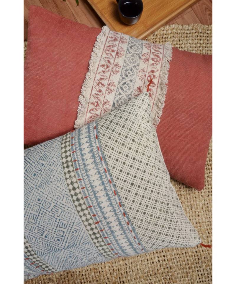 Cotton Hand Block Printed Cushion Cover