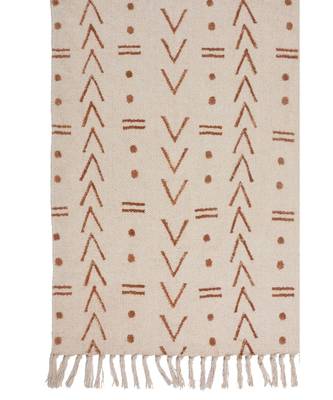 Cotton Hand Block Printed Rug 4