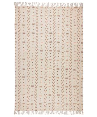 Cotton Hand Block Printed Rug 5