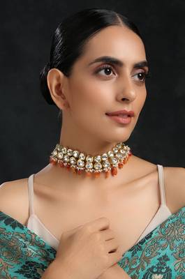 Orange necklaces 1