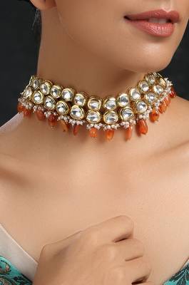 Orange necklaces 2