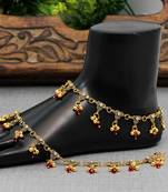 Gold anklets