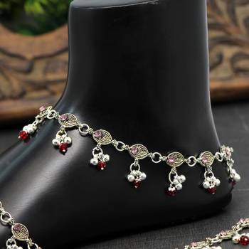 Pink anklets 2