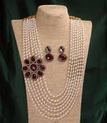 Real Natural Hyderabadi pearls Set With Certificate