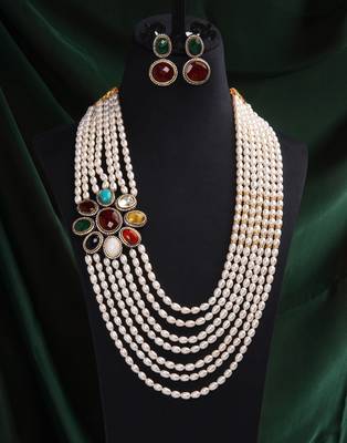 Real Natural Hyderabadi pearls Set With Certificate 1
