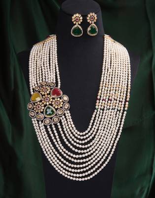 Real Natural Hyderabadi pearls Set With Certificate 1
