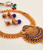 Blue agate necklaces