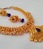 Blue agate necklaces