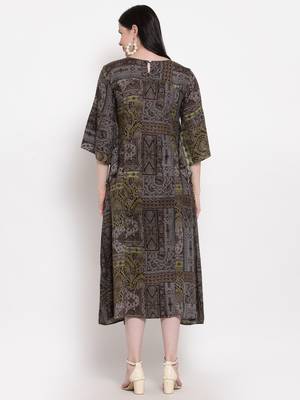 Black printed rayon ethnic-kurtis 2
