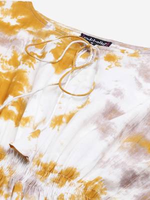 Mustard printed cotton ethnic-kurtis 3