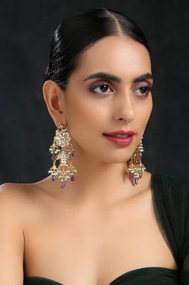 Purple earrings 1