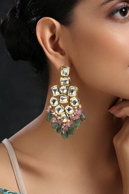 Green earrings 2