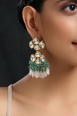 Green earrings 2