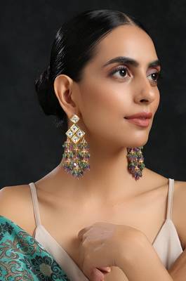 Green earrings 1