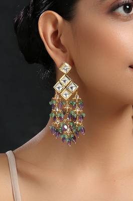 Green earrings 2