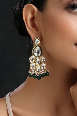 Green earrings 2