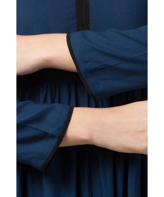 Elegant and Modest Blue Dress 10