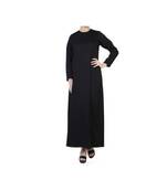 Black plain kashibo abaya