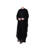 Black three piece Abaya Set