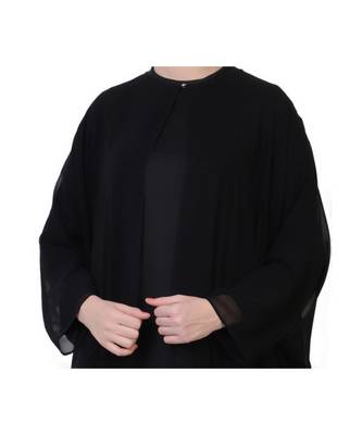 Black three piece Abaya Set 2
