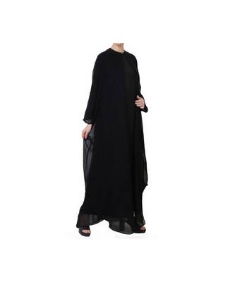 Black three piece Abaya Set 5