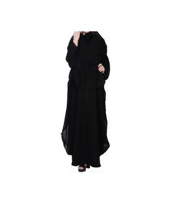 Black three piece Abaya Set 10