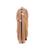 Beige three piece Abaya Set
