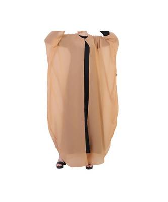 Beige three piece Abaya Set 8