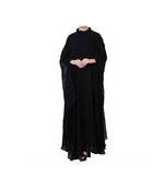 Black three piece Abaya Set