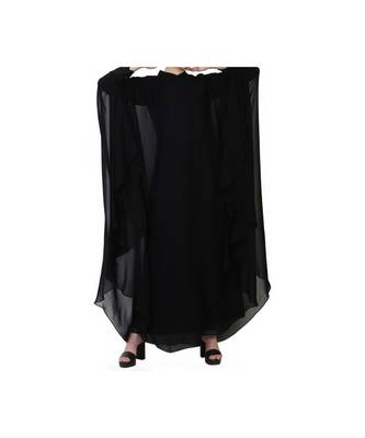 Black three piece Abaya Set 9