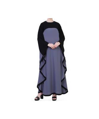 Kaftan Abaya In Dual Color. 1