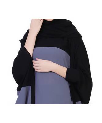Kaftan Abaya In Dual Color. 8