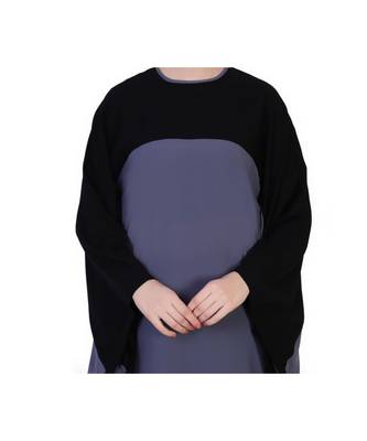 Kaftan Abaya In Dual Color. 9