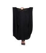 Black Kaftan Abaya With Hand Work Embellishments