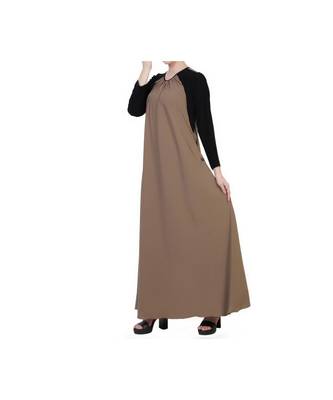 Modest Dress In Dual Color 1