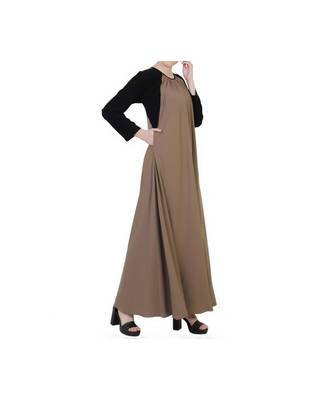 Modest Dress In Dual Color 6