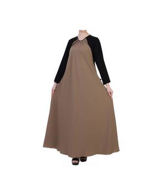 Modest Dress In Dual Color 8