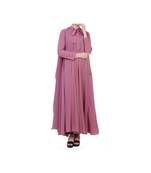 Pink Occasion Wear Gown In Abaya Fit