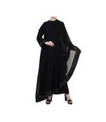 Black Occasion Wear Dress In Abaya Fit
