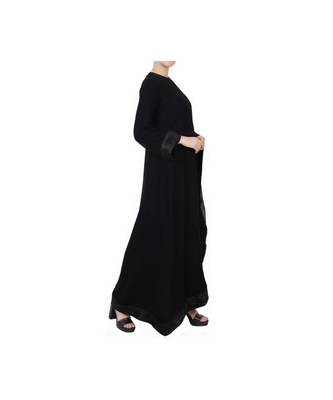 Black Occasion Wear Dress In Abaya Fit 5