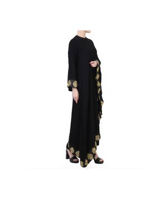 Black Occasion Wear Dress In Abaya Fit 4