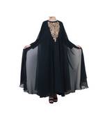 Green Designer Dress In Abaya Fit
