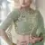 Pista green Dori Work & Sequins embroidered net semi stitched lehenga
